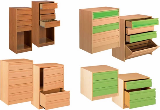Cajoneras de Madera Combinaciones