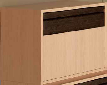 Cajoneras de madera trampon abierto