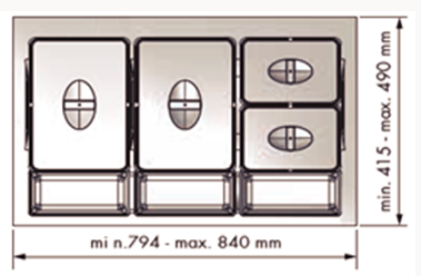 accesorios interiores muebles de cocina